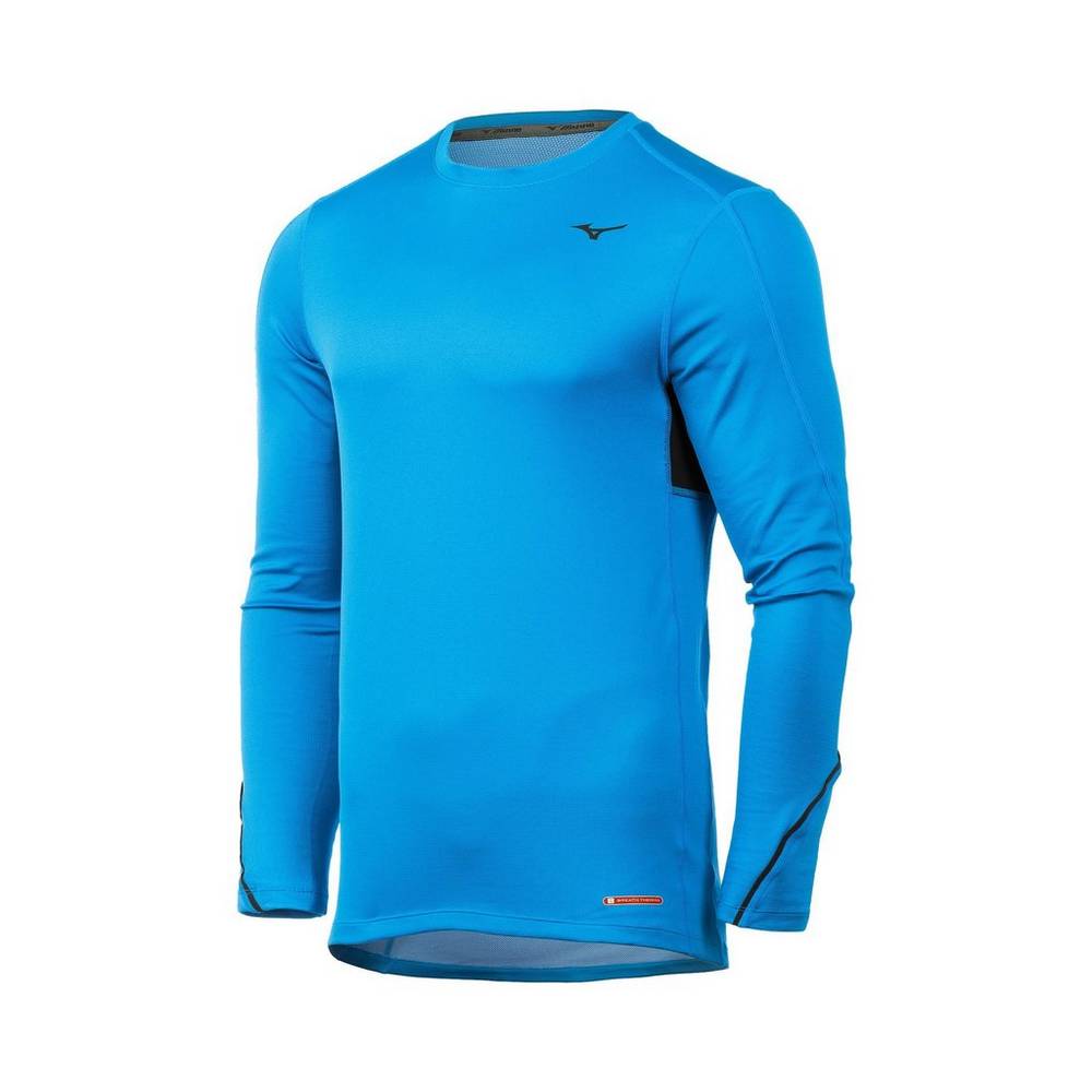 Base Layer Mizuno Breath Thermo® Long Sleeve Hombre Azules España RZQG-28047